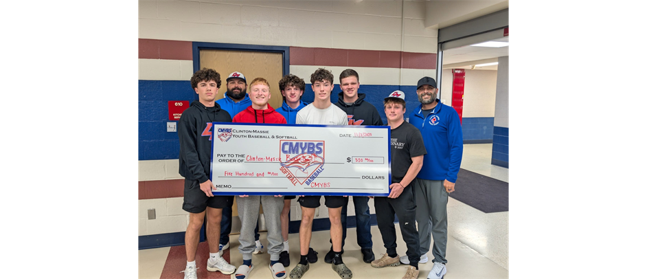 Donation to the CMHS Baseball Program