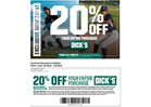 Dick's 20% Off Coupon